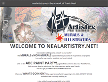 Tablet Screenshot of nealartistry.net